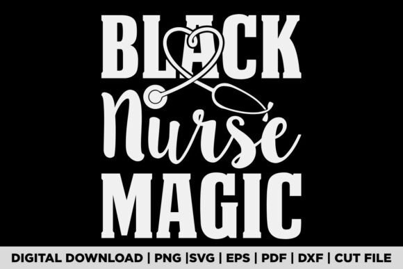 Black Nurse Magic T-Shirt