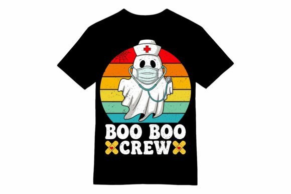 Boo Boo Crew Nurse Ghost T-Shirt