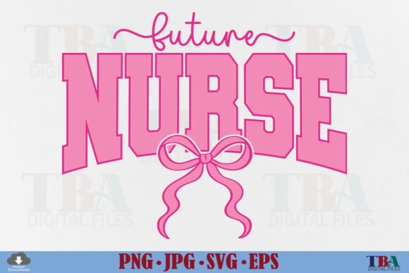 Future Nurse Coquette School Nurse Bow