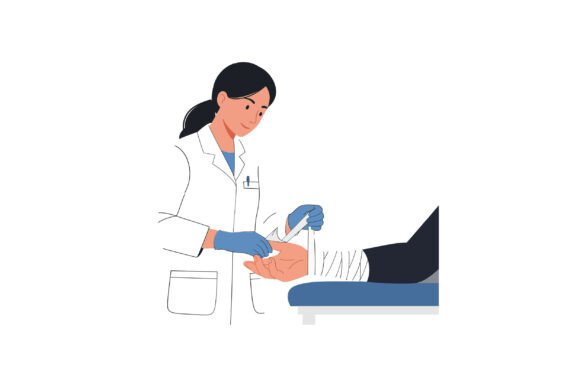 Medical Professional in a White Coat App
