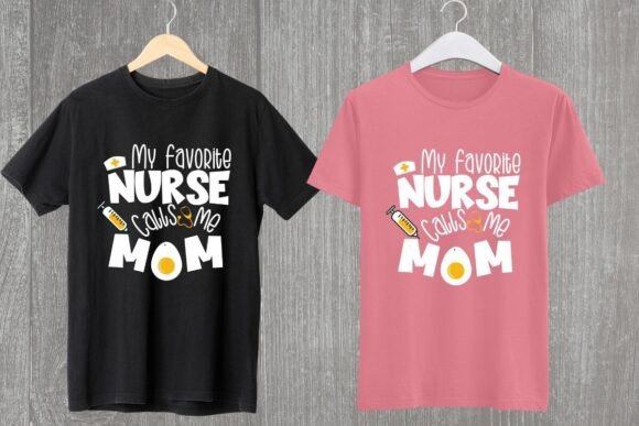 My Favorite Nurse POD T-Shirt Design