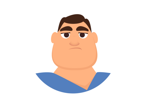 Paramedic Avatar: Medical Staff Face Round
