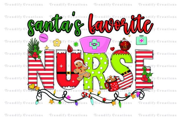 Santa’s Favorite NURSE Christmas Nurse M